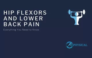 hip flexors and lower back pain