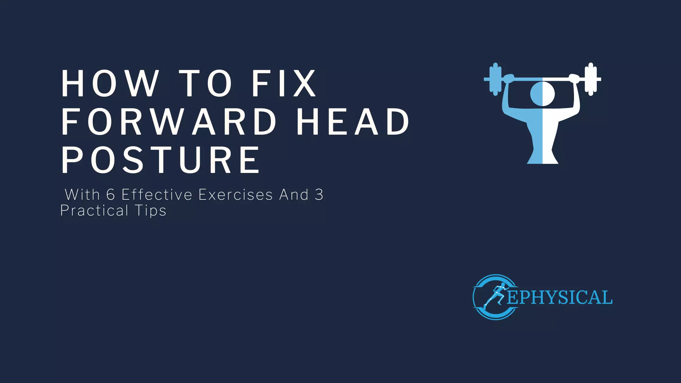 how to fix forward head posture
