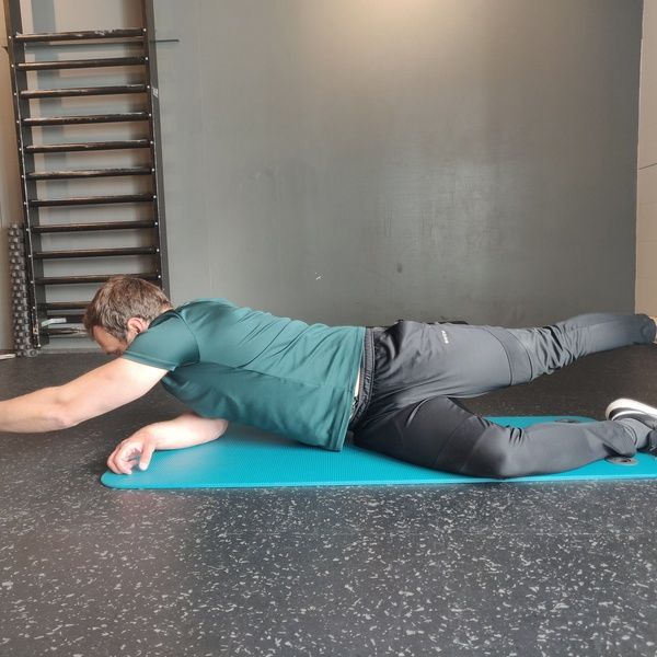 Side Lying QL Stretch With Rotation