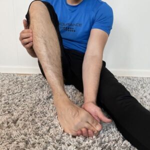 seated passive EDL stretch