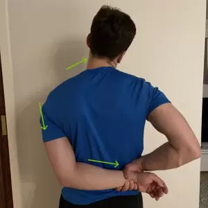 Supraspinatus Muscle Stretch with Neck Side Flexion