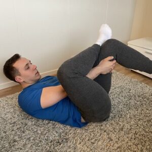 Ankle over Knee Piriformis Stretch