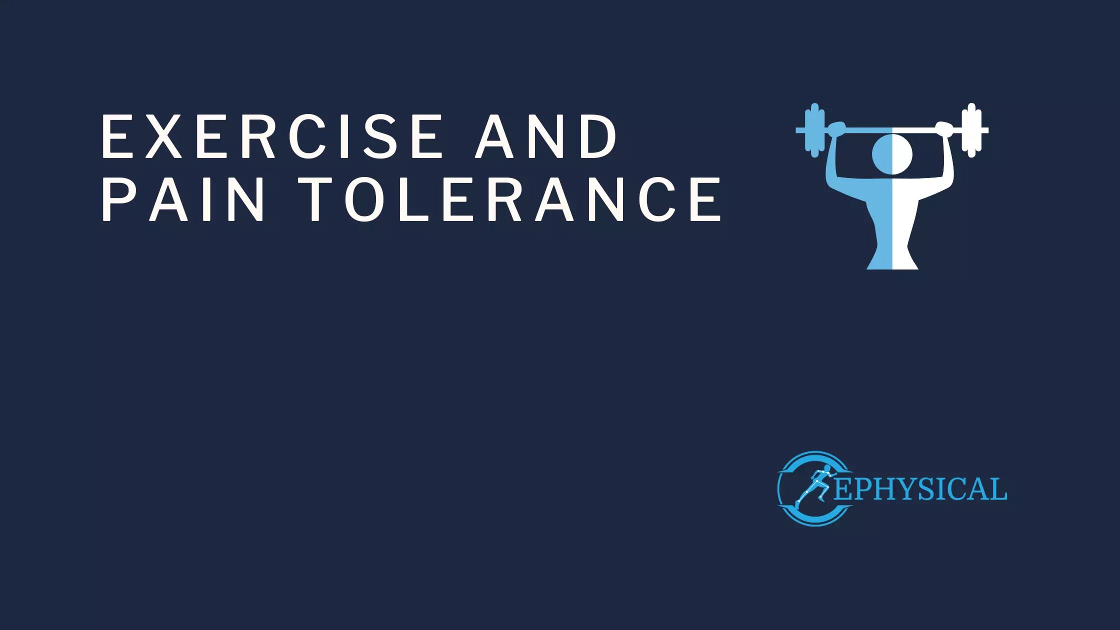 exercise and pain tolerance