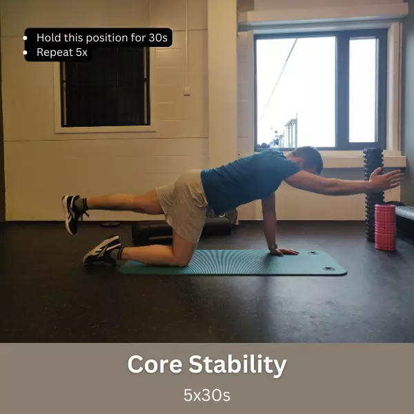 core stability cat cow