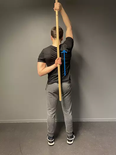 shoulder internal rotation with bar