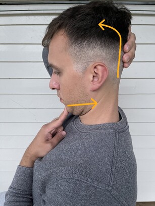 subbocipital neck stretch