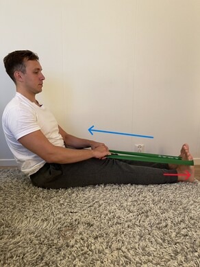 gastrocnemius calf pnf stretch