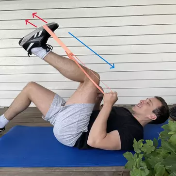 soleus calf pnf stretch