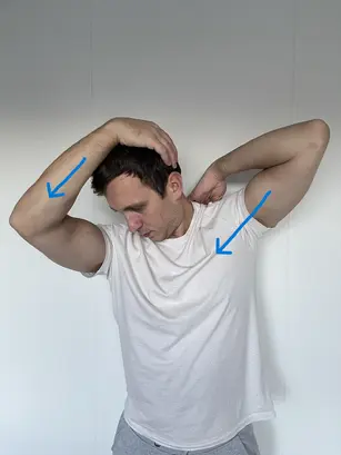 advanced levator scapulae stretch