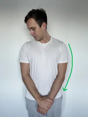 Levator Stretch with Shoulder Depression 