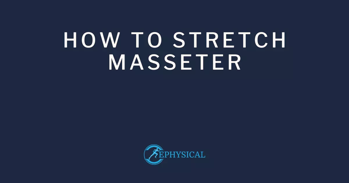 masseter stretch