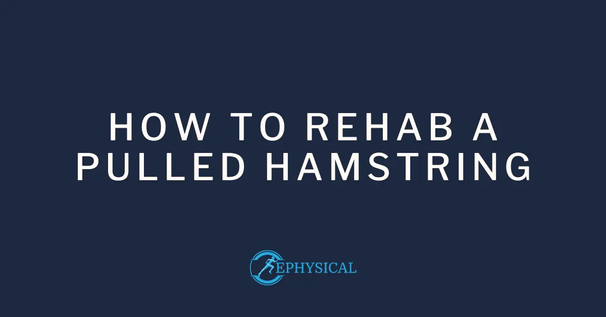 how to rehab a pulled hamstring