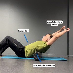 foam rolling gliding thoracic mobility